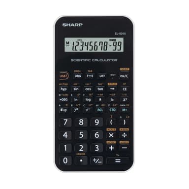 SHARP Laskin EL501XBWH