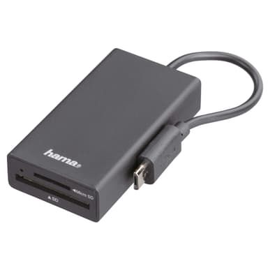 HAMA Kortinlukija USB 2.0 OTG Älypuhelin/Tablet/PC