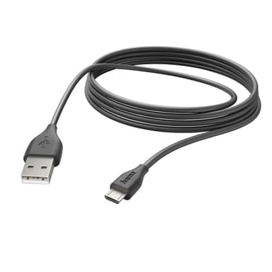 HAMA Synkronointijohto Mikro-USB 3m Musta