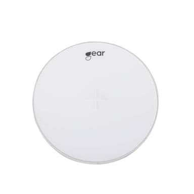 GEAR Trådlös QI Laddare 220V  5W 0,5-1A Vit