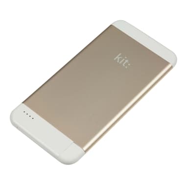 KIT Powerbank 4100mAh MFI  Lightning 2,1A Golden