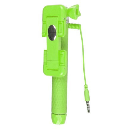 KITVISION Selfie Stick Pocket Wired Mirror function Green