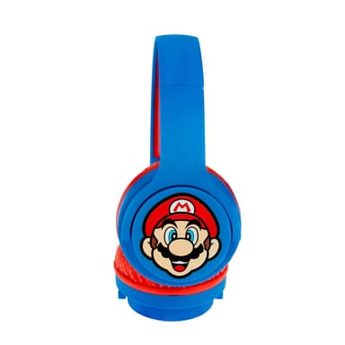 SUPER MARIO Kuulokkeet Junior Bluetooth On-Ear 85dB  Langaton Sininen Mario Icon