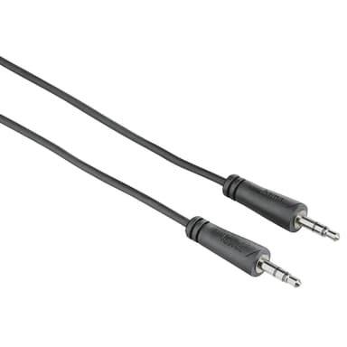 HAMA Johto Audio 3.5mm-3.5mm 0.75m Musta