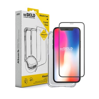 SOSKILD Suojakuori Absorb 2.0 Impact pakkaus  iPhone 11 Sis. Panssarilasin