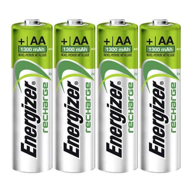 ENERGIZER Paristo AA/LR6 Ladattava Ni-Mh 1300mAh 4-pack