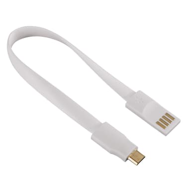 HAMA Synkronointi Johto MicroUSB 0,2m Magnet Valk