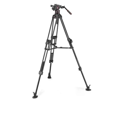 MANFROTTO Jalustakit Video Nitrotech 612 + 645 Fast Twin MS Alumiini