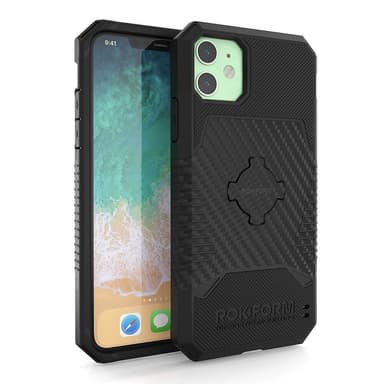 ROKFORM Suojakuori Rugged Kiinnitystoiminto Musta iPhone 11