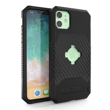 ROKFORM Suojakuori Rugged Kiinnitystoiminto Musta iPhone 11