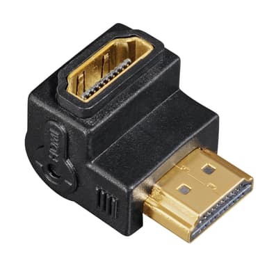 HAMA Sovitin HDMI Kulma Ylös Naaras-Uros Kulta/Musta