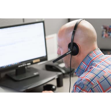 KOSS Headset CS200-USB On-Ear Mic Musta
