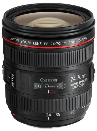 Canon EF 24-70mm f/4L IS USM objektiivi (musta)