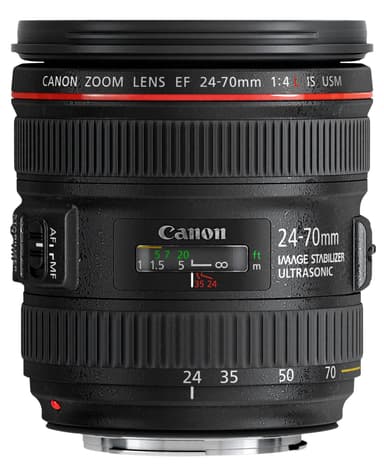 Canon EF 24-70mm f/4L IS USM objektiivi (musta)