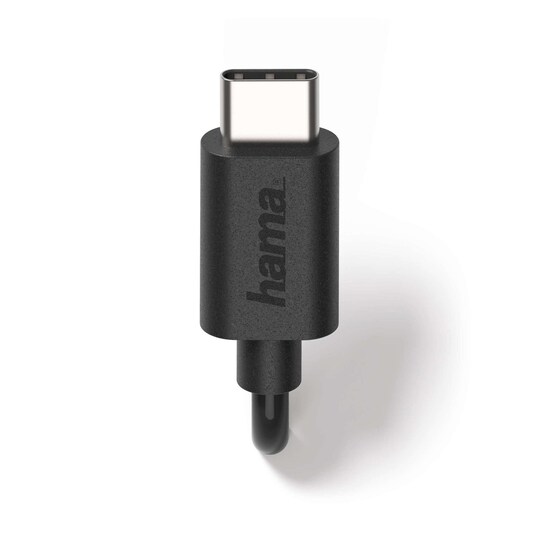 HAMA Laturi  220V USB-C  3A Musta Kiinteä Johto