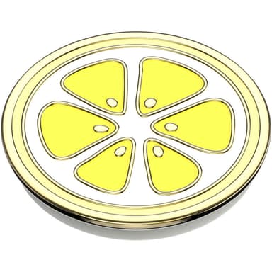 POPSOCKETS Enamel Lemon Slice Yellow Irrotettava Grip Telinetoiminnolla Premium