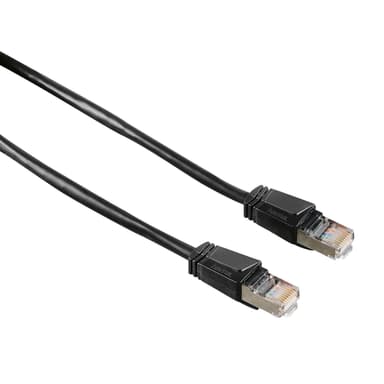 HAMA Verkkojohto CAT5e STP 1.5m Musta