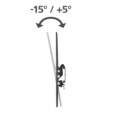 HAMA Wall Mount Tilt VESA 400 x 400 32" - 56" Black