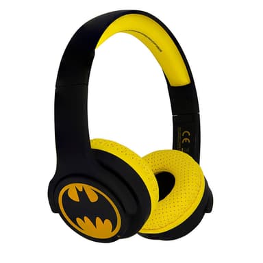 BATMAN Kuulokkeet Junior Bluetooth On-Ear 85dB  Langaton Musta Logo