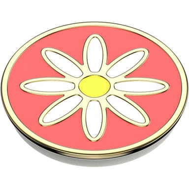 POPSOCKETS Enamel Quaint Daisy Coral Irrotettava Grip Telinetoiminnolla Premium