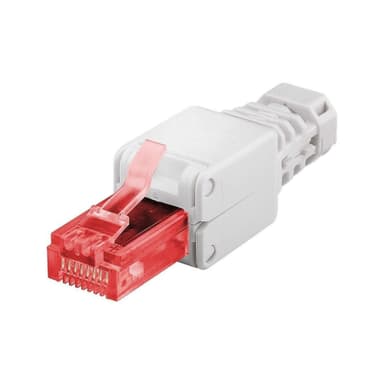 NORTH RJ45 Liitin Cat6 kaapelille 2kpl 8p8c Asennus ilma työkaluja