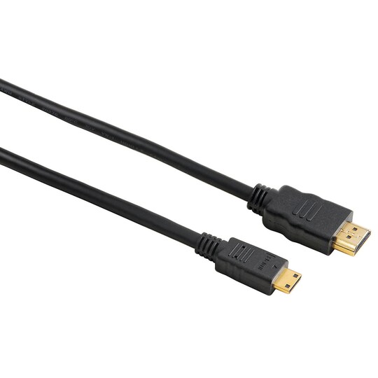 HAMA Johto HDMI A-HDMI Mini C 0.5m Kulta/Musta