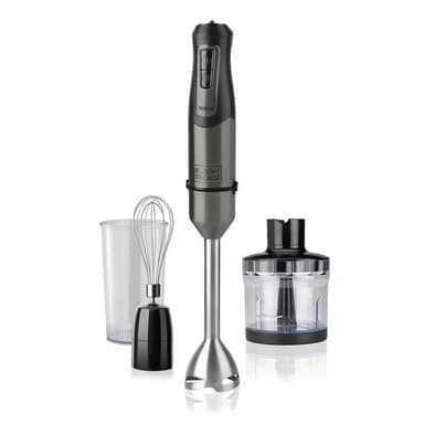 BLACK+DECKER Sauvasekoitin Lisävarusteilla 1000W