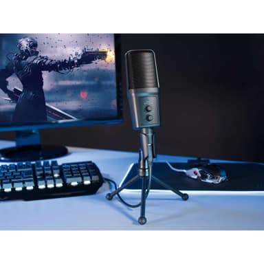 URAGE Mikrofoni Revolution USB Musta
