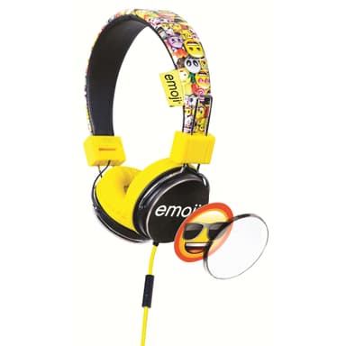 EMOJI Hörlur Flip N Switch Gul On Ear Universal 85dB