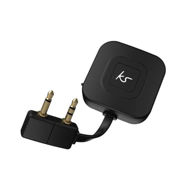 KITSOUND AIRLINE ADAPTERI 2 Bluetooth 3,5mm yksi tai kaksi plugia