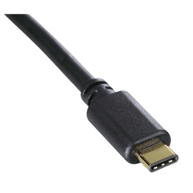 HAMA Johto USB-C-USB-A 3.1 Uros-Naaras 0.15m OTG Kulta/Musta