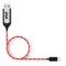 PAC Latausjohto USB-C 1m Punainen LED-valo