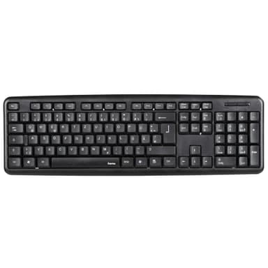 HAMA Näppäimistö Verano Basic Nordic, Black