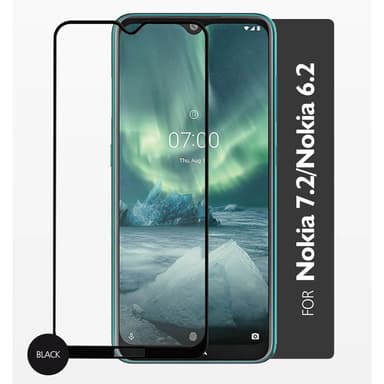 GEAR Panssarilasi 2,5D Full Cover Nokia 7.2