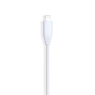 Gear USB-johto Lightning 0.3m Val. Pyöreä Johto