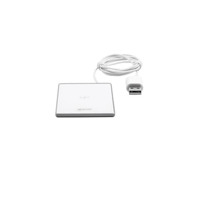 GEAR Langaton QI Laturi USB-johto 15W 5-9V/2A Valkoinen Ohut