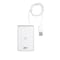GEAR Langaton QI Laturi USB-johto 15W 5-9V/2A Valkoinen Ohut