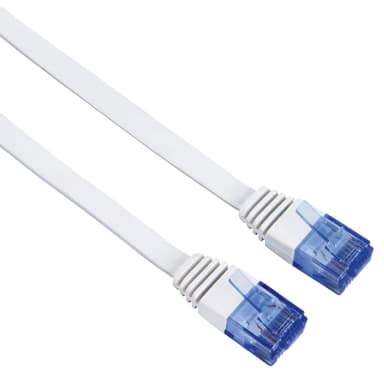 HAMA Verkkokaapeli CAT6 UTP Flat Valkoinen 5m