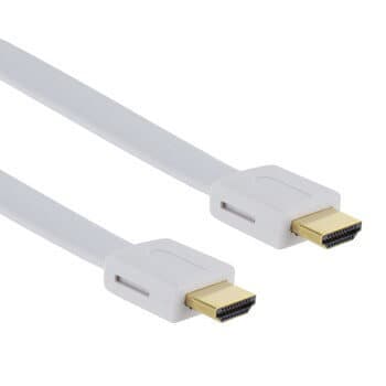 THOMSON HDMI Johto Ethernet Litteä Valk 1.5 m