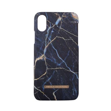ONSALA COLLECTION Suojakuori  Soft Black Galaxy Marble iPhoneX/Xs
