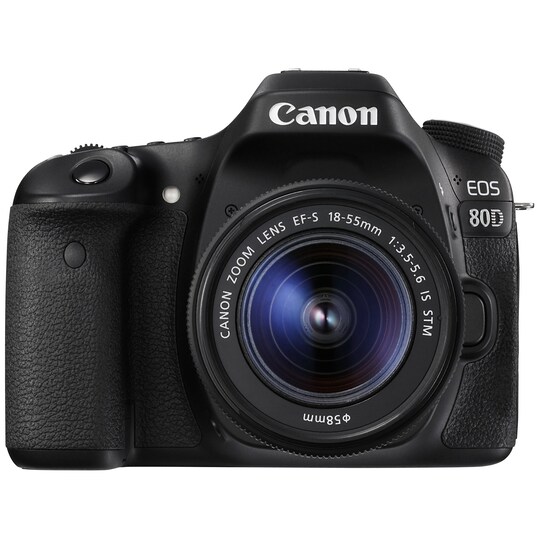 Canon EOS 80D kamera + 18-55mm IS STM objektiivi