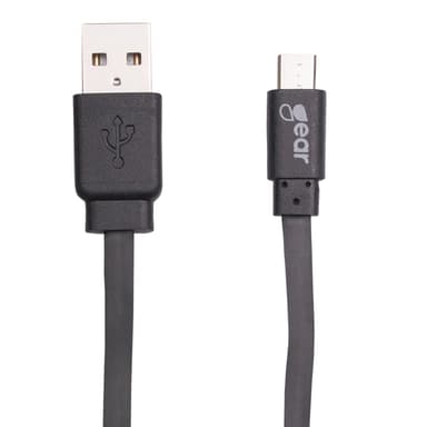 GEAR Synk.johto MicroUSB 3m Musta