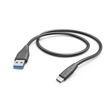 HAMA Synk.johto USB-C 3.1 Musta