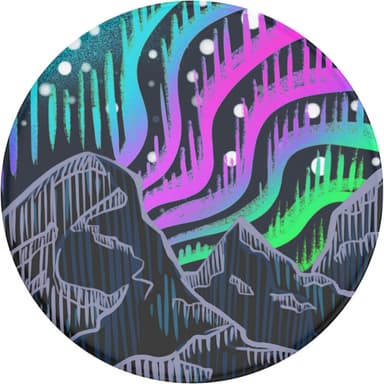 POPSOCKETS Borealis Woodcut Irrotettava Grip Telinetoiminnolla