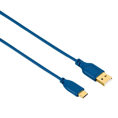 HAMA Johto USB C Flexislim Sininen 0.75m