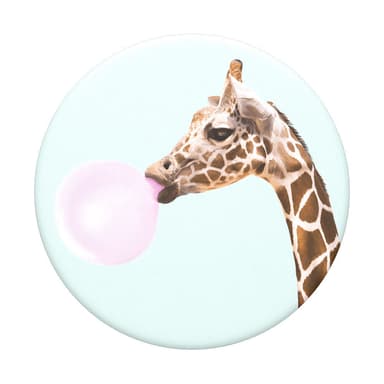 POPSOCKETS Bubblegum Giraffe Irrotettava Grip Telinetoiminnolla