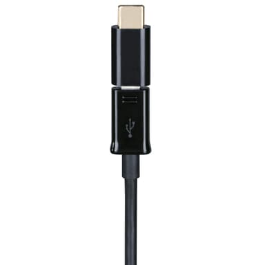 HAMA Sovitin USB-C-USB Micro 2.0 Uros-Naaras Kulta/Musta