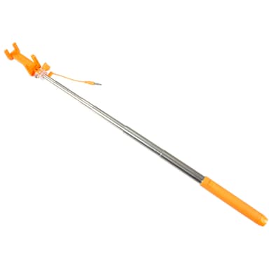 KITVISION Selfie Stick Pocket Wired Mirror function Orange