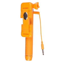 KITVISION Selfie Stick Pocket Wired Mirror function Orange