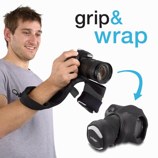 MIGGO Kamerahihna Grip & Wrap DSLR Black MW GW-SLR BK 70